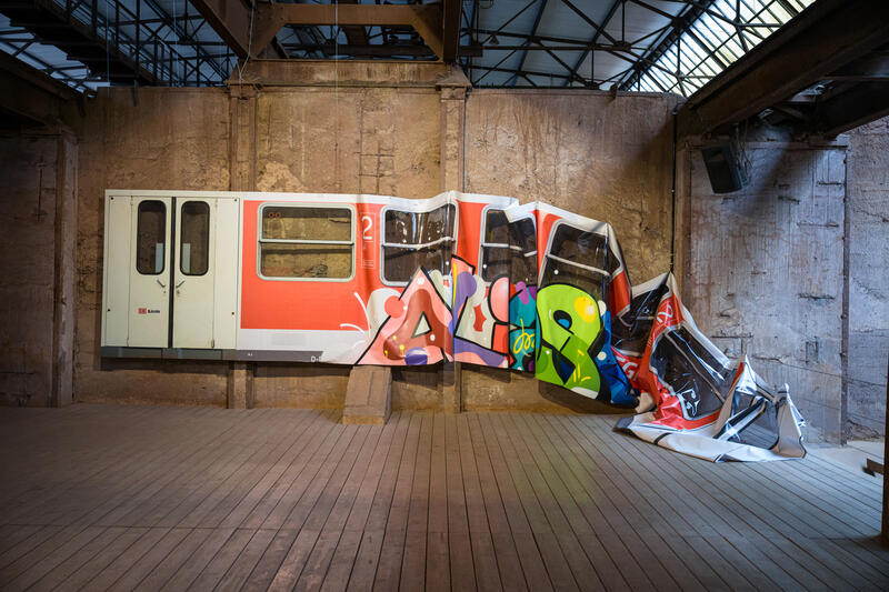 s:64:"150 Werke bei siebter "Urban Art Biennale" in Voelklinger Huette";