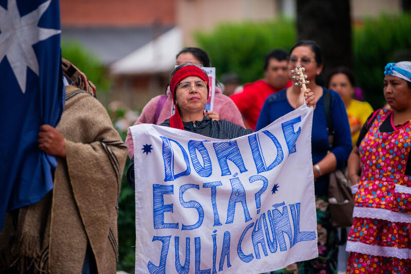 s:36:"Protest für Julia Chuñil in Máfil";